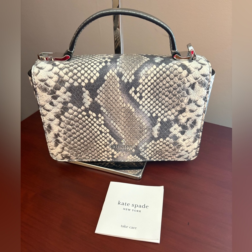 Kate Spade Patterson Drive Embossed Top Handle Crossbody Bag